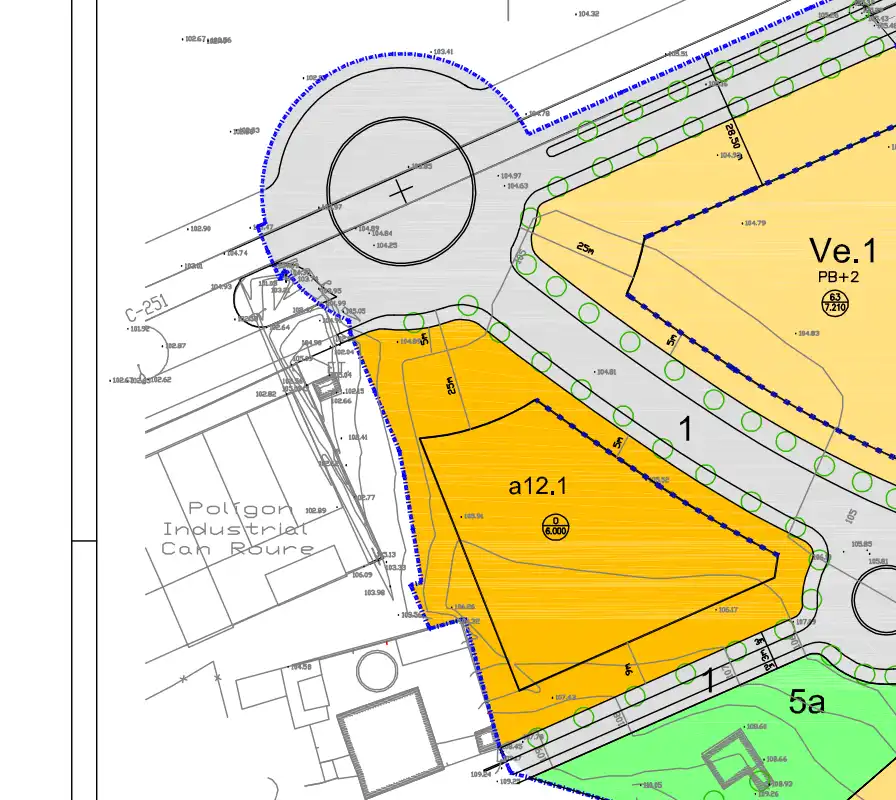 Terreno industrial en venta en Maçanet de la Selva