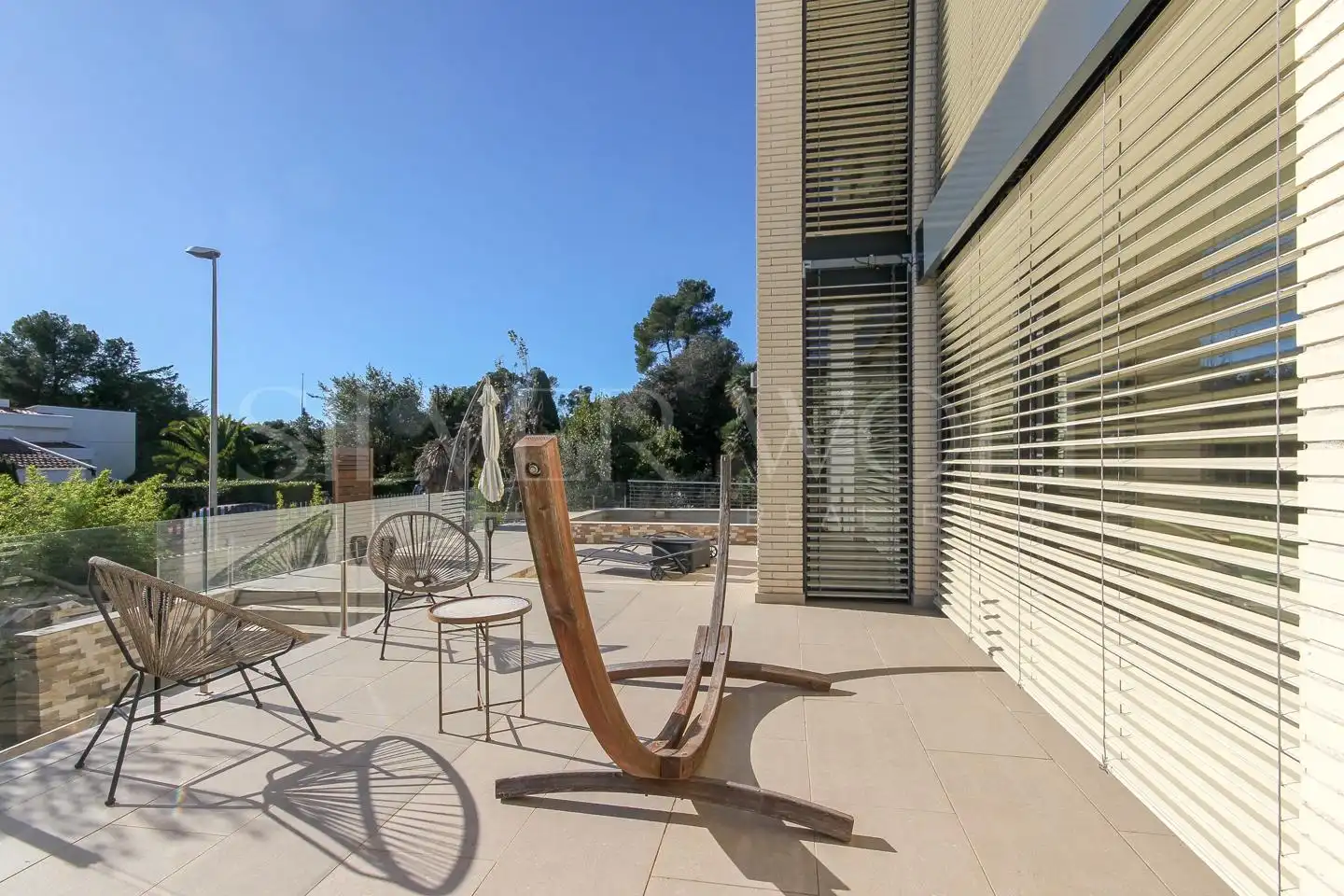 Terraza de Casa o chalet en venta en Begues con Aire acondicionado, Calefacción y Jardín privado