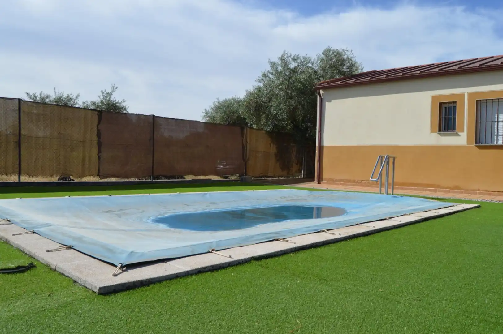 Swimming pool of Country homes for sale in Alcuéscar  with Storage room and Swimming Pool