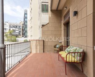 Terrassa de Apartament de lloguer en  Barcelona Capital amb Aire condicionat, Calefacció i Parquet