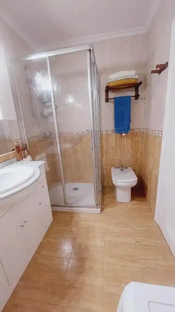 Bathroom of Flat for rent in Oviedo   with Parquet flooring, Washing machine and Microwave