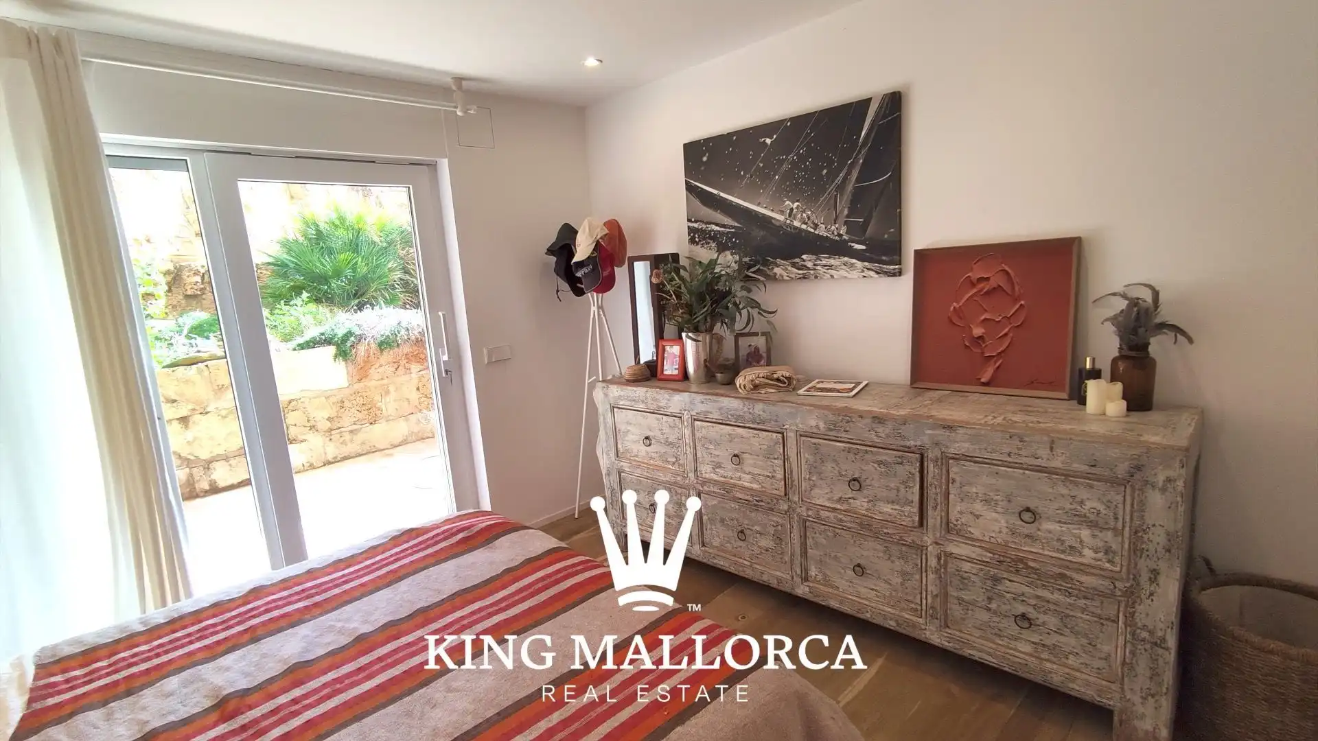 Schlafzimmer von Wohnungen zur Miete in Calvià mit Klimaanlage, Heizung und Terrasse