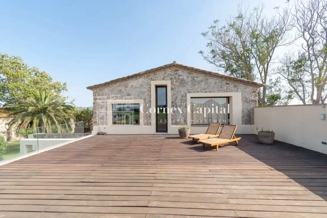 Vista exterior de Casa o chalet de alquiler en Pals con Jardín privado, Terraza y Piscina