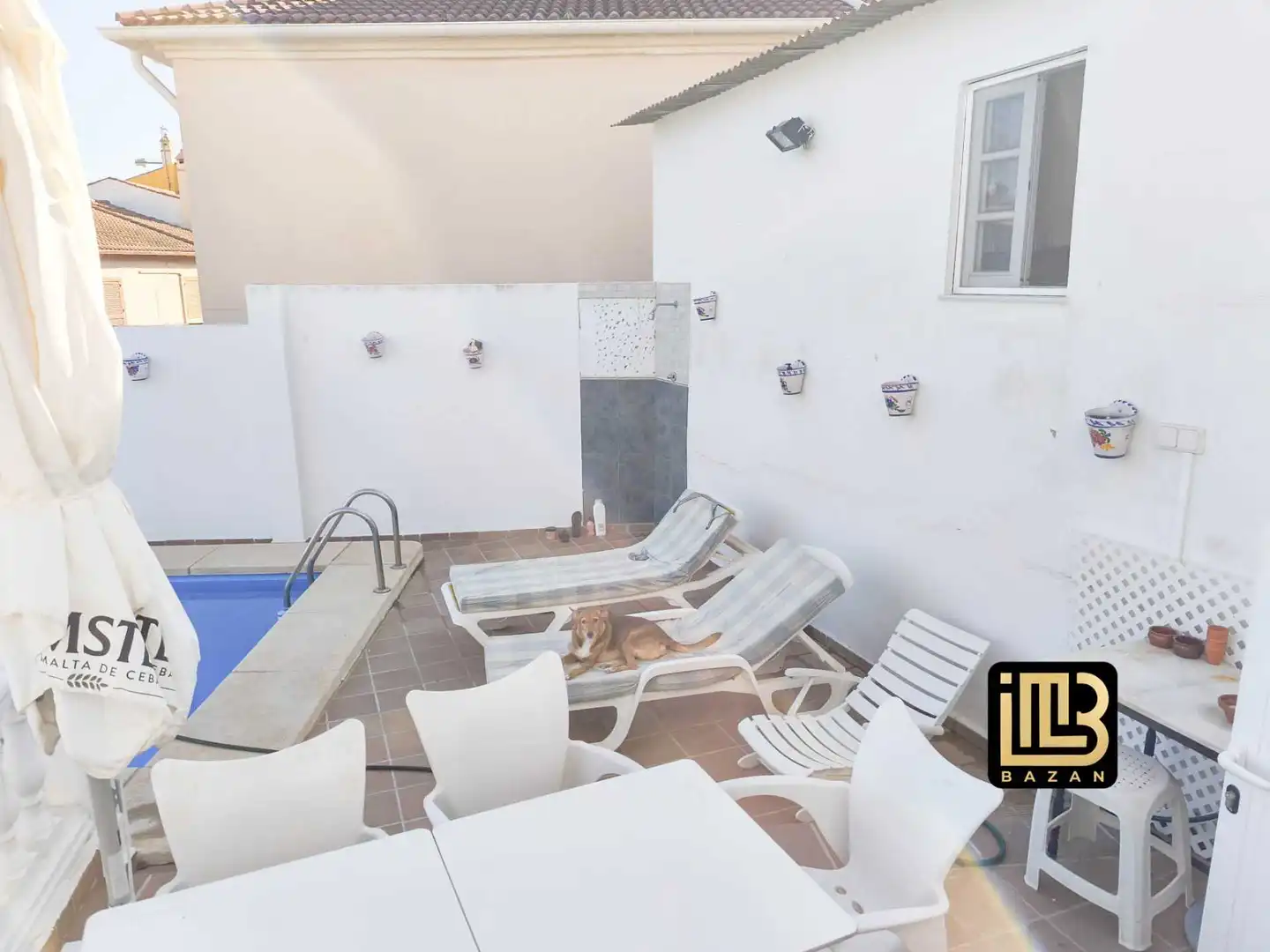 Terrasse von Wohnung zum Verkauf in Málaga mit Klimaanlage, Heizung und Privatgarten