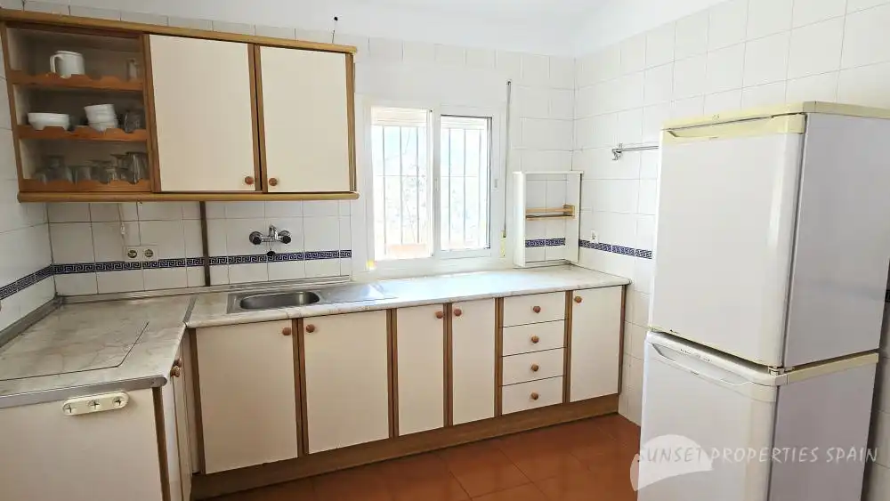 Kitchen of Houses for sale in Cómpeta  with Air Conditioner, Private garden and Swimming Pool