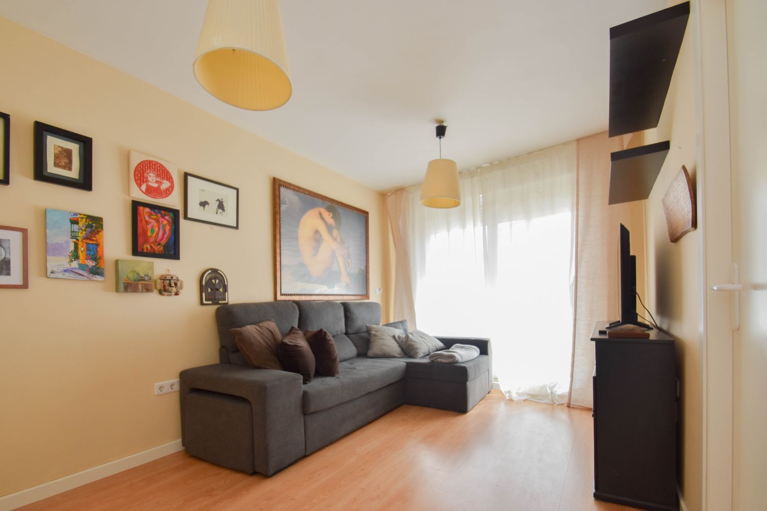 Sala d'estar de Pis en venda en Las Gabias amb Terrassa i Traster