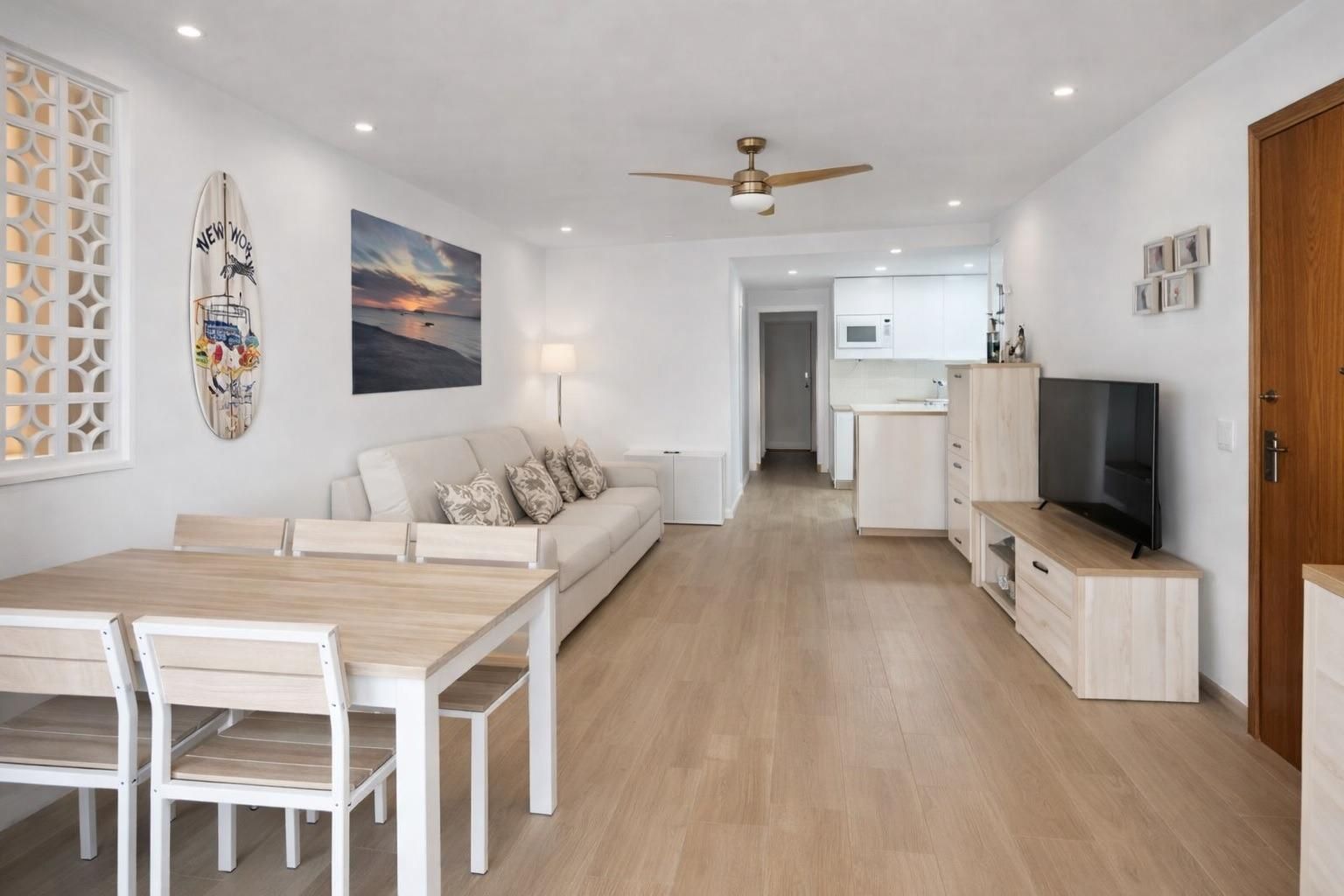 Living room of Apartment for sale in La Manga del Mar Menor  with Private garden and Community pool