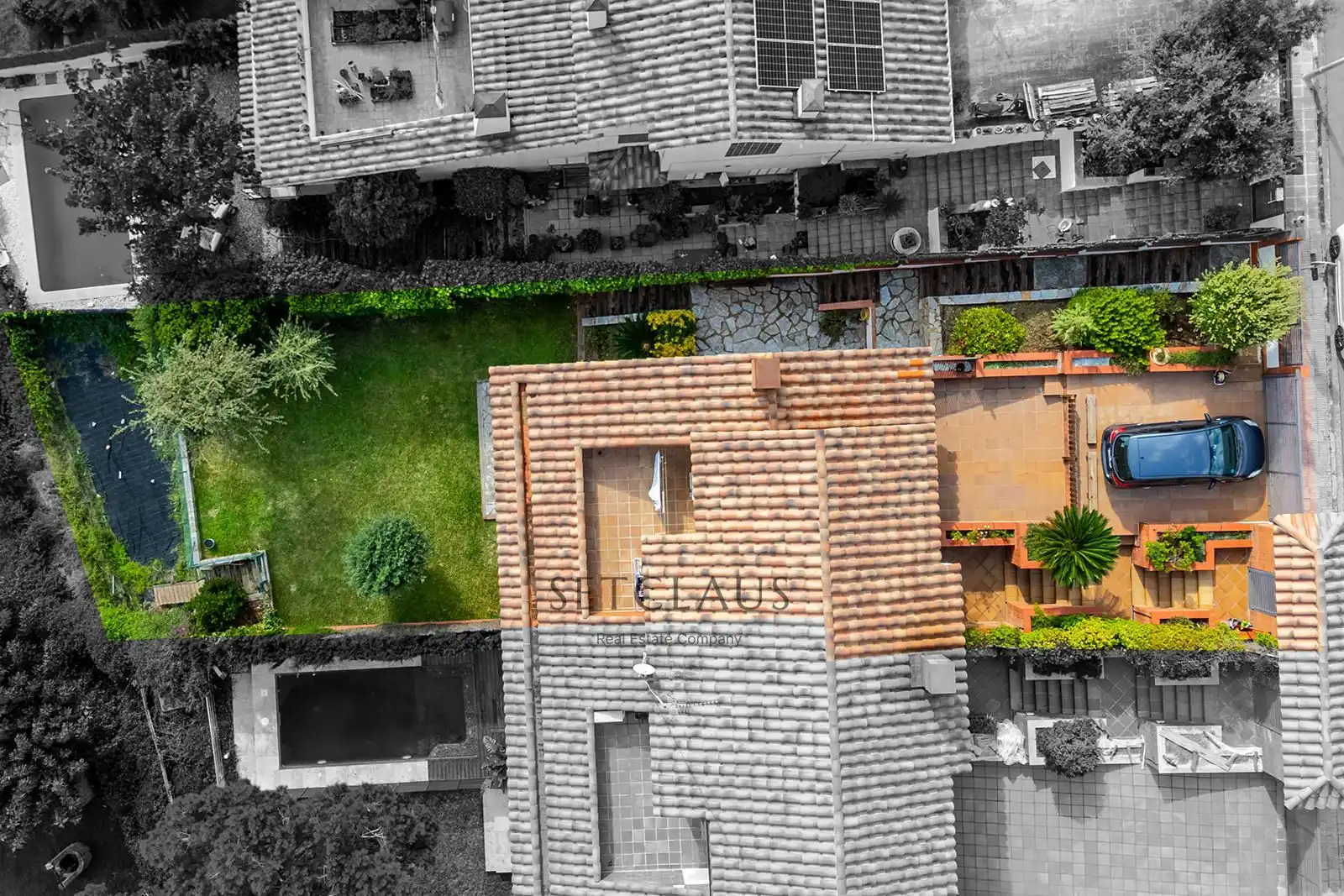 Vista exterior de Casa adosada en venta en Teià con Aire acondicionado, Calefacción y Jardín privado