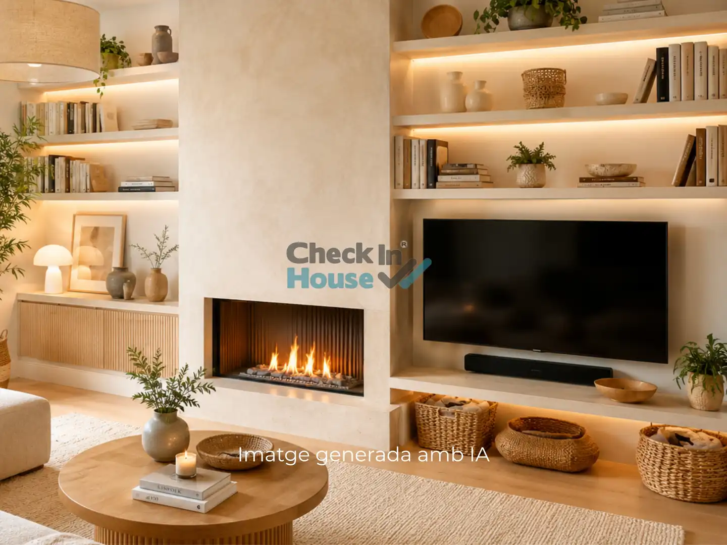 Living room of Houses for sale in Santa Cristina d'Aro  with Heating, Private garden and Terrace