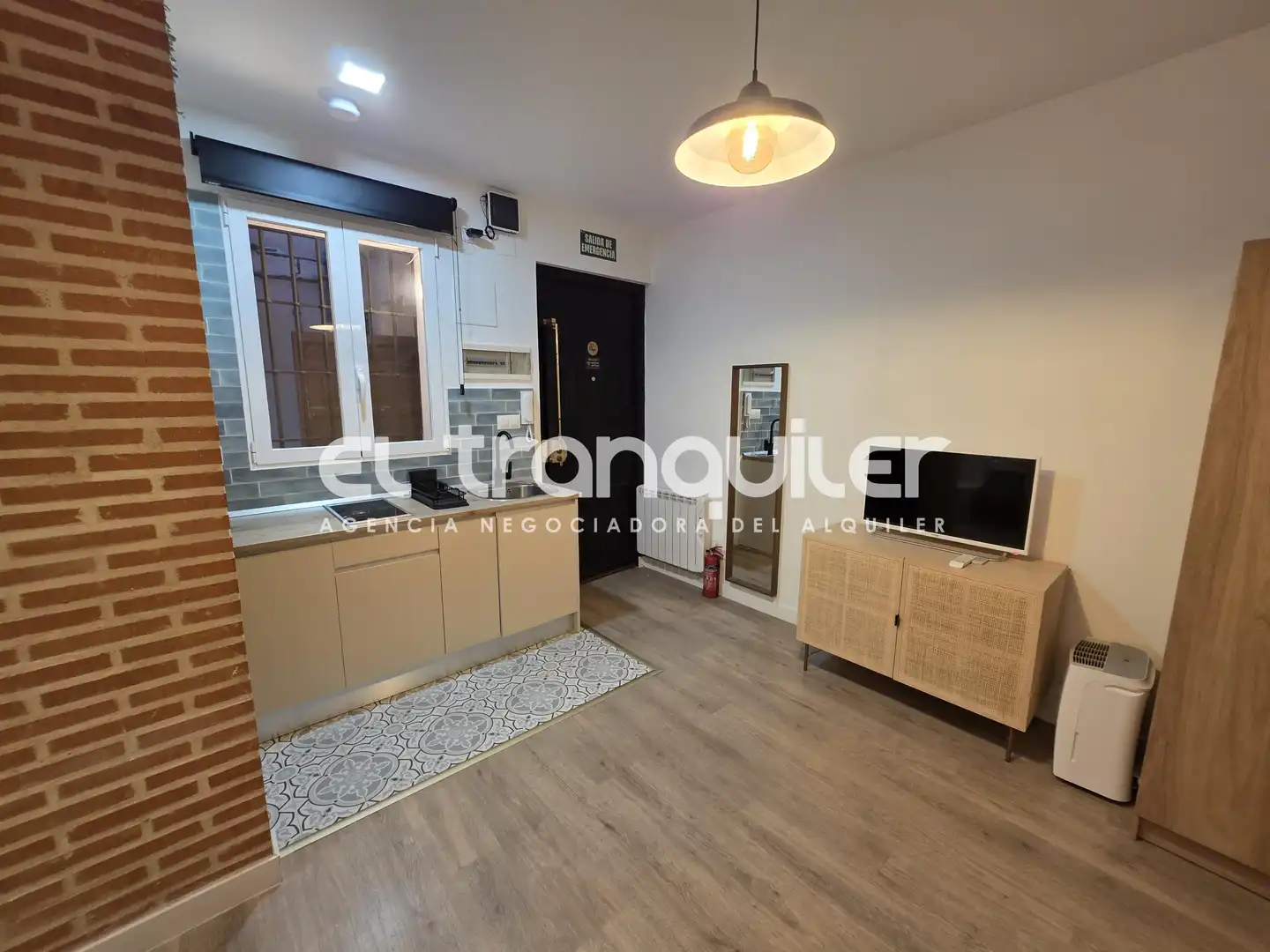 Cocina de Estudio de alquiler en Madrid con Amueblado, Lavadora y Se aceptan mascotas