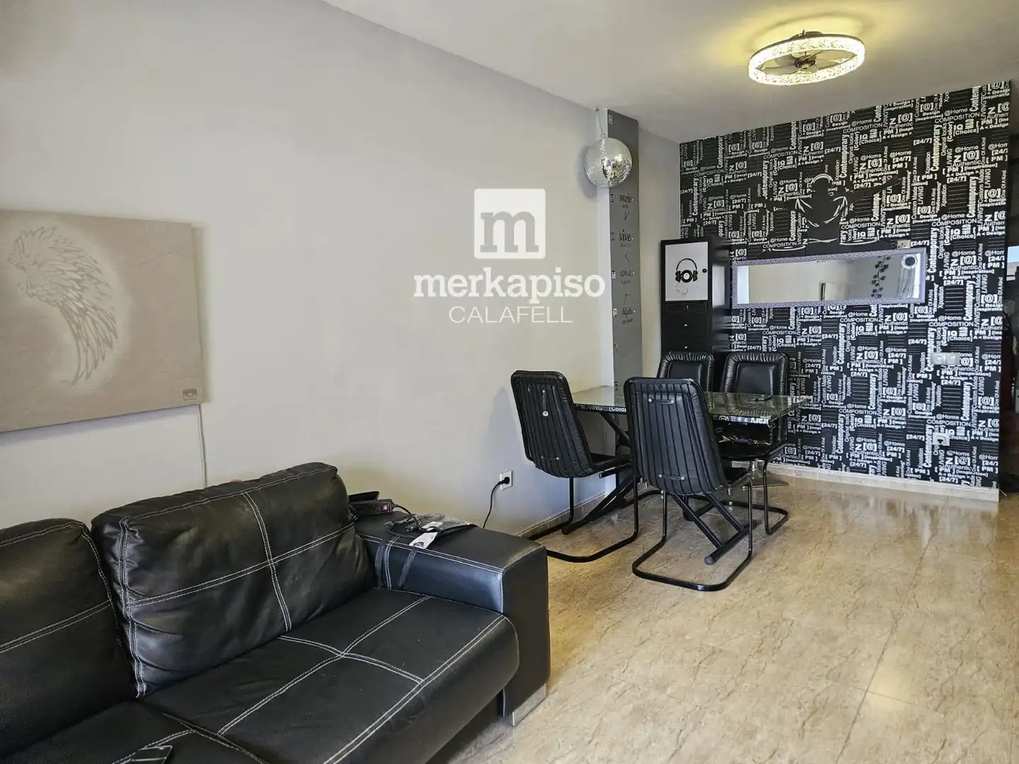 Living room of Flat for sale in Cubelles  with Air Conditioner, Heating and Terrace