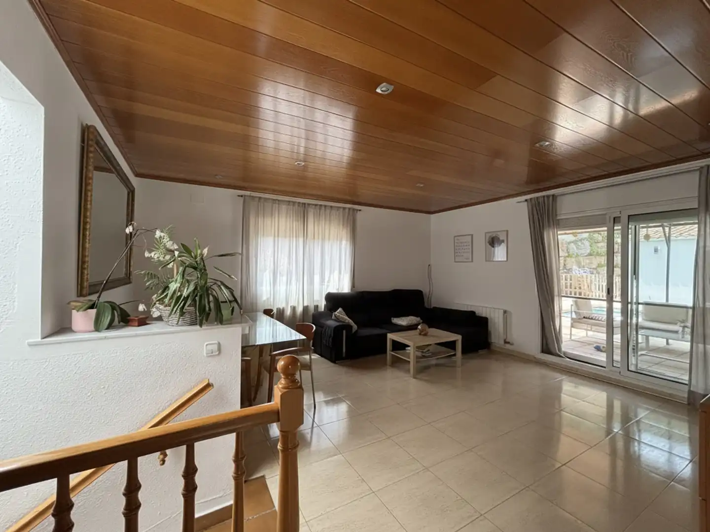 Sala d'estar de Casa o xalet en venda en Bigues i Riells del Fai amb Aire condicionat, Calefacció i Jardí privat