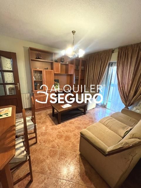 Living room of Flat to rent in Leganés  with Heating, Terrace and Furnished