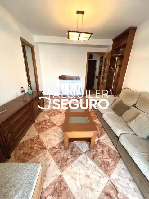 Sala de estar de Piso de alquiler en Leganés con Calefacción, Terraza y Amueblado