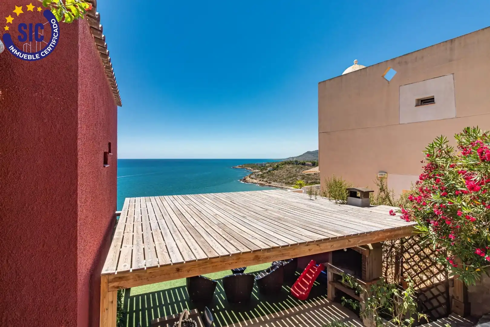 Terrassa de Casa o xalet en venda en Peñíscola / Peníscola amb Aire condicionat, Calefacció i Jardí privat