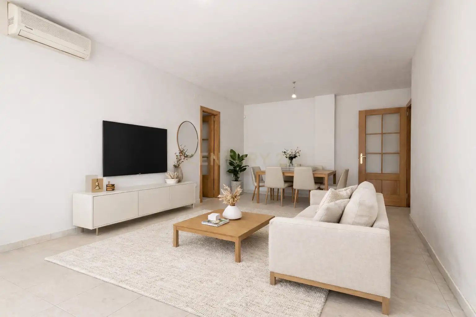 Living room of Flat for sale in Sant Celoni  with Air Conditioner and Storage room