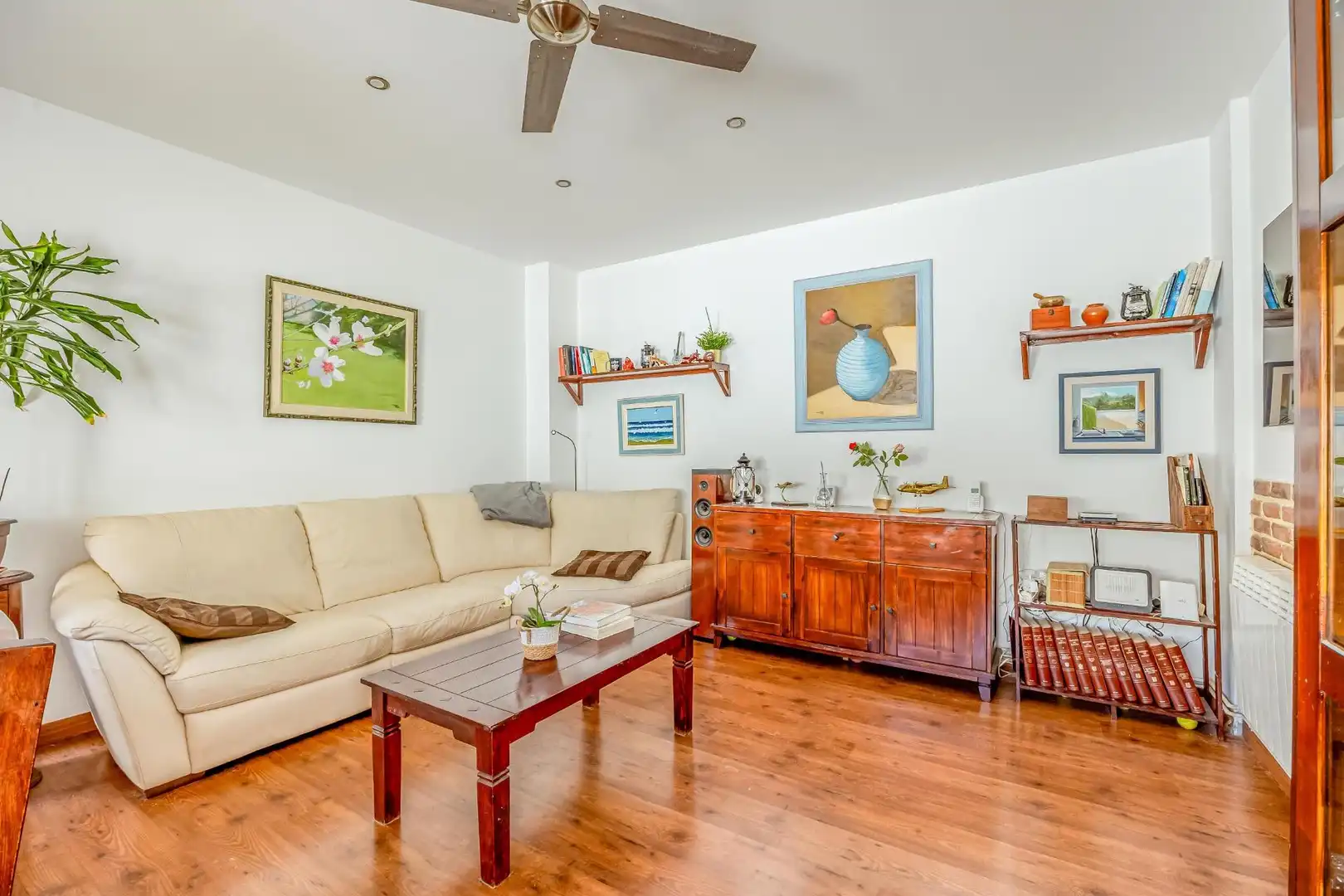 Wohnzimmer von Haus oder Chalet zum Verkauf in Valsequillo de Gran Canaria mit Klimaanlage, Heizung und Privatgarten