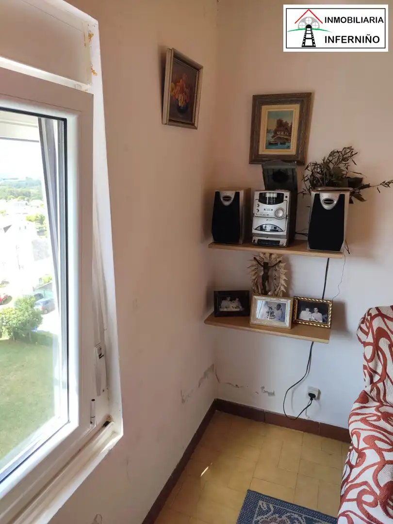 Sala d'estar de Àtic en venda en Valdoviño amb Aire condicionat, Calefacció i Terrassa