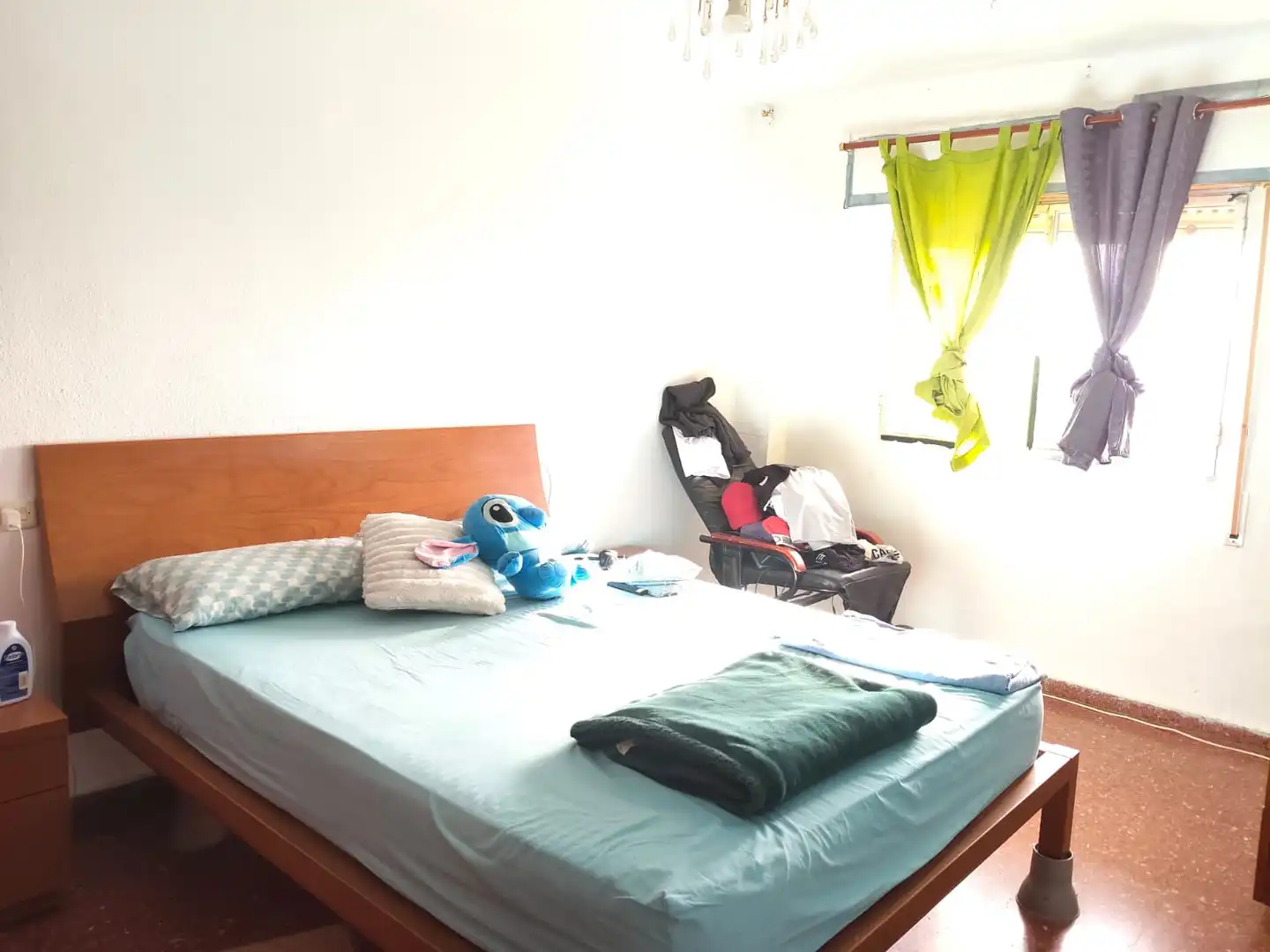 Bedroom of Flat for sale in Granada  with Furnished and Balcony