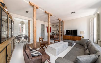 Sala d'estar de Àtic en venda en  Madrid Capital amb Aire condicionat i Calefacció
