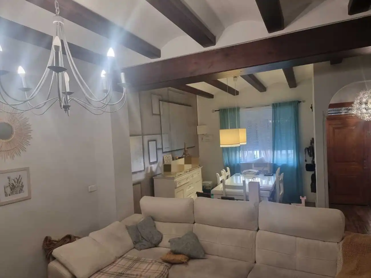 Sala de estar de Casa adosada en venta en Canals