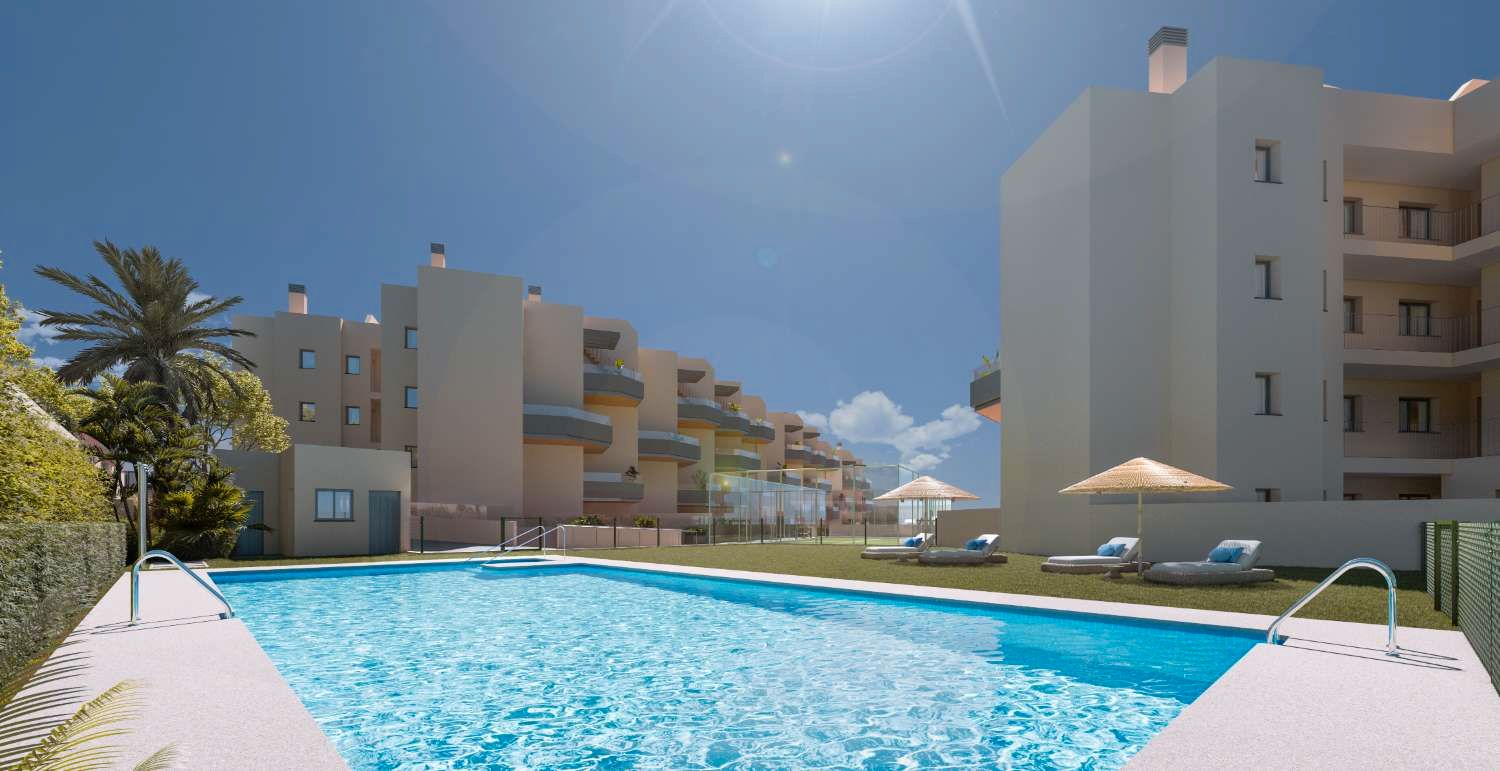 Swimming pool of Apartment for sale in Torrox  with Air Conditioner, Terrace and Swimming Pool