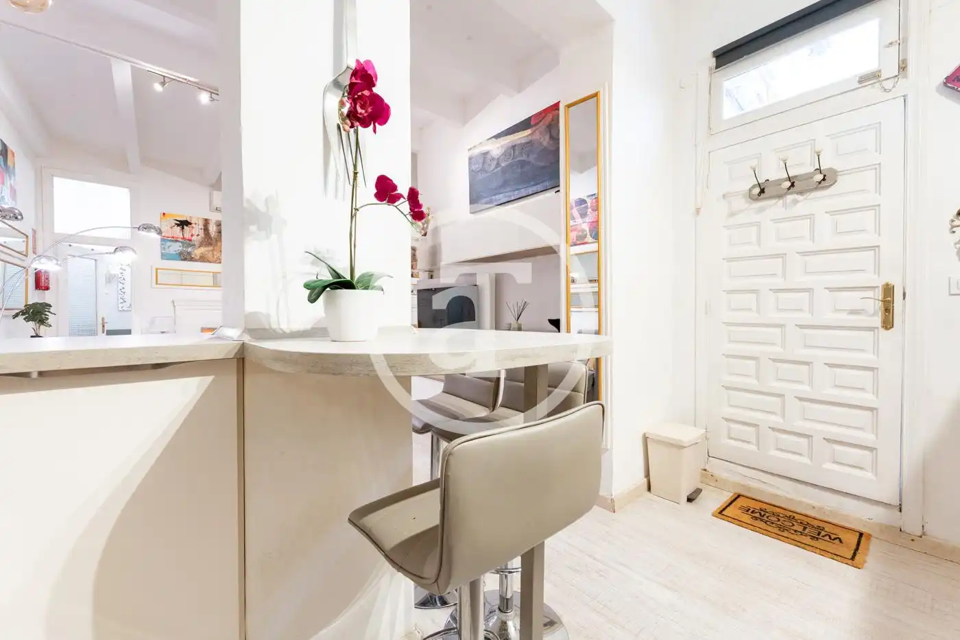 Kitchen of Study for rent in Madrid  with Air Conditioner, Heating and Furnished