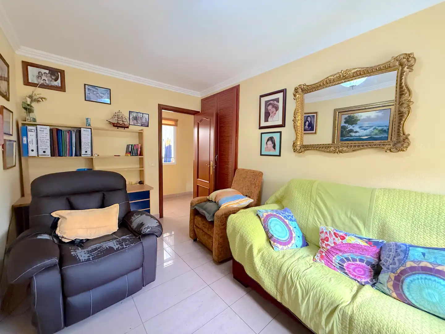 Sala de estar de Piso en venta en San Cristóbal de la Laguna con Jardín privado, Terraza y Trastero