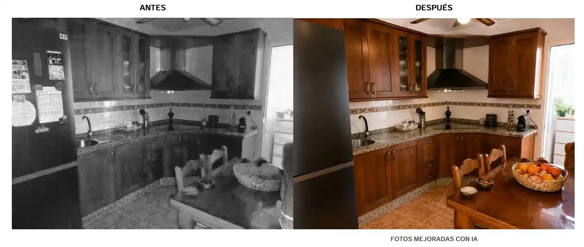 Cuina de Casa adosada en venda en Roquetas de Mar amb Terrassa, Traster i Moblat