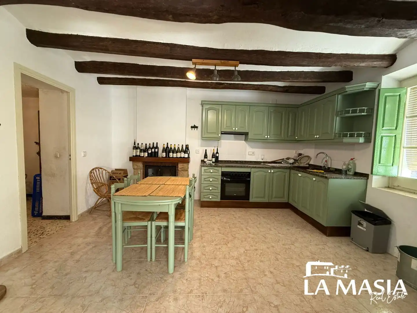 Cuina de Finca rústica en venda en Olèrdola amb Jardí privat i Traster