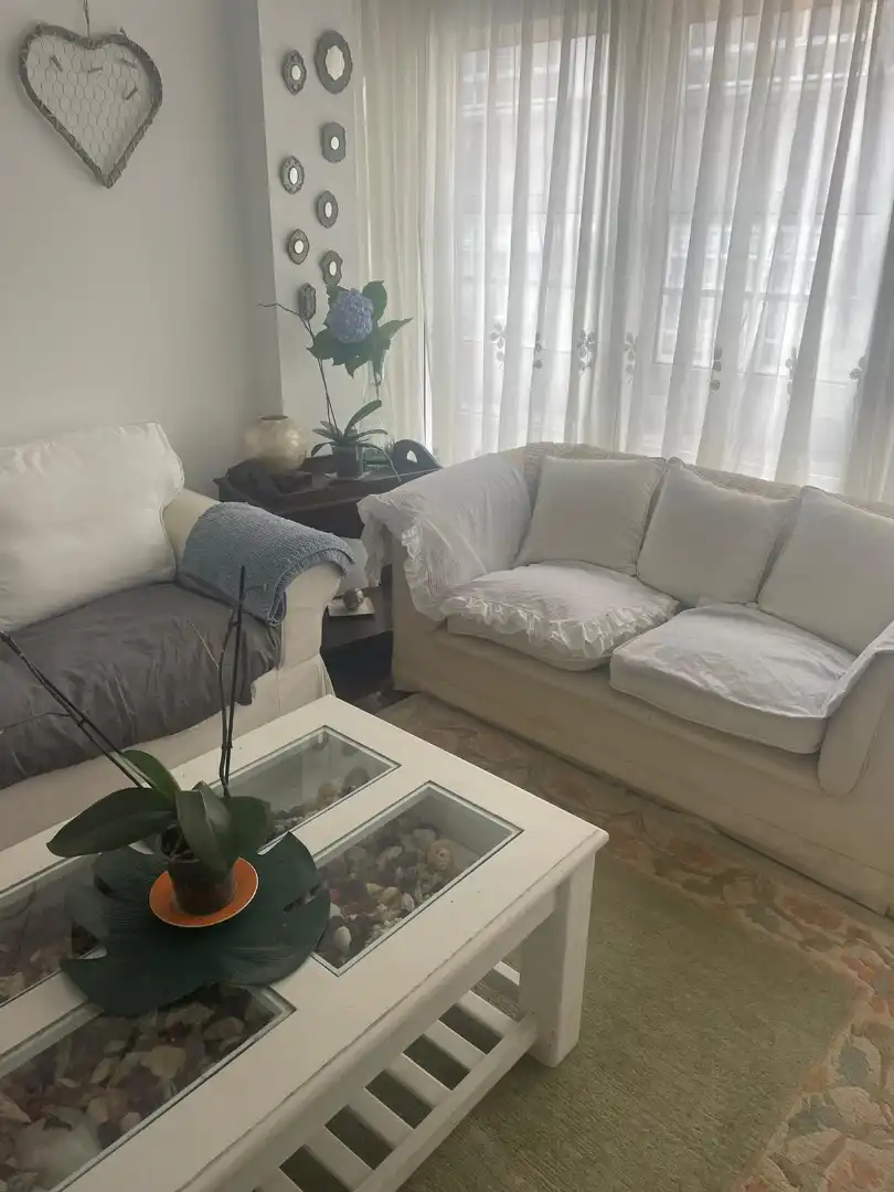 Wohnzimmer von Wohnung zur Miete in Ferrol mit Möbliert, Ofen und Waschmaschine