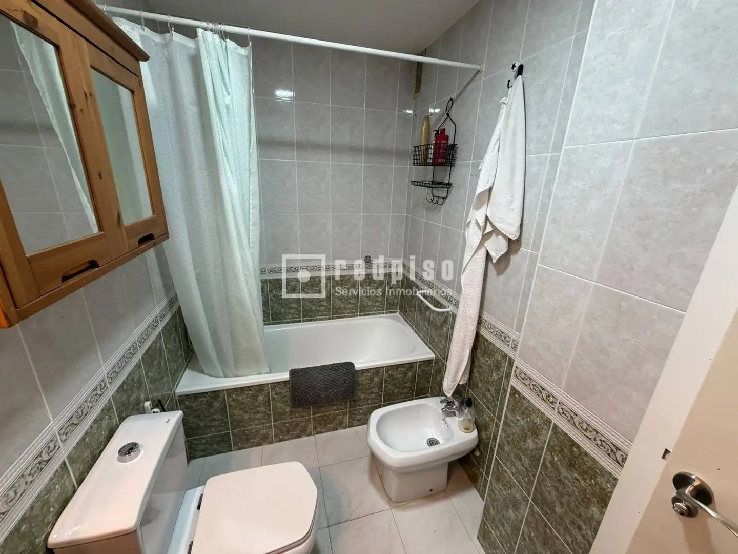 Bathroom of Flat for sale in Murcia  with Air Conditioner, Terrace and Furnished