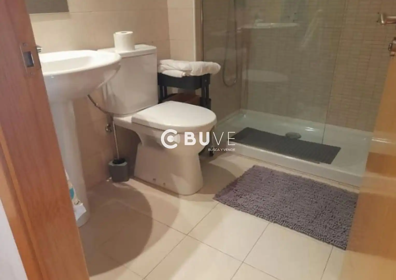 Badezimmer von Wohnung zum Verkauf in Navata mit Terrasse