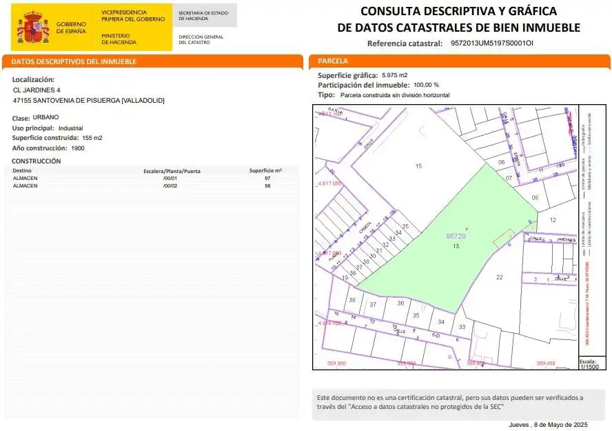 Residencial en venda en Santovenia de Pisuerga