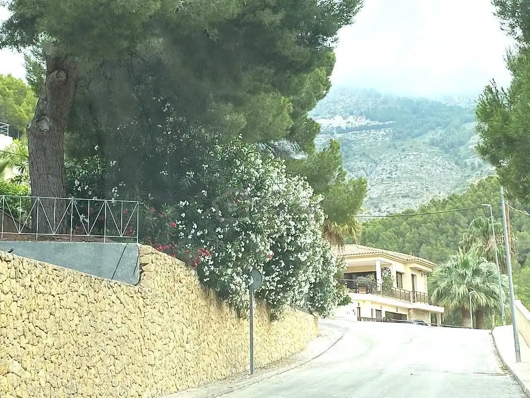 Vista exterior de Casa o chalet en venta en Callosa d'en Sarrià con Aire acondicionado, Jardín privado y Terraza