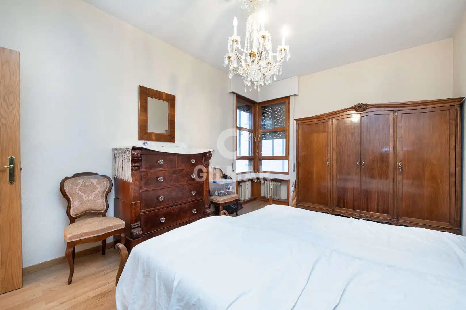 Schlafzimmer von Wohnung zum Verkauf in Madrid mit Heizung, Privatgarten und Abstellraum