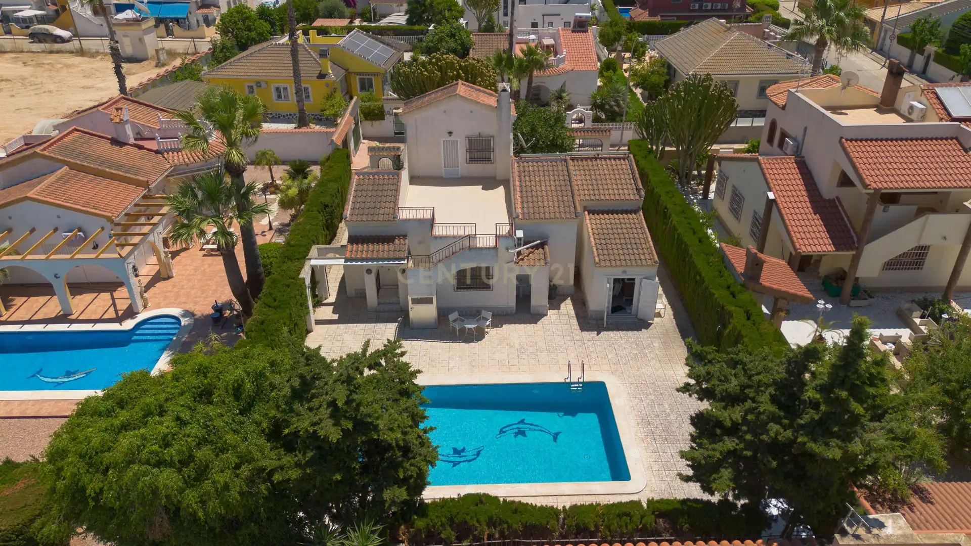 Vista exterior de Casa o chalet en venta en Los Alcázares con Aire acondicionado, Trastero y Piscina