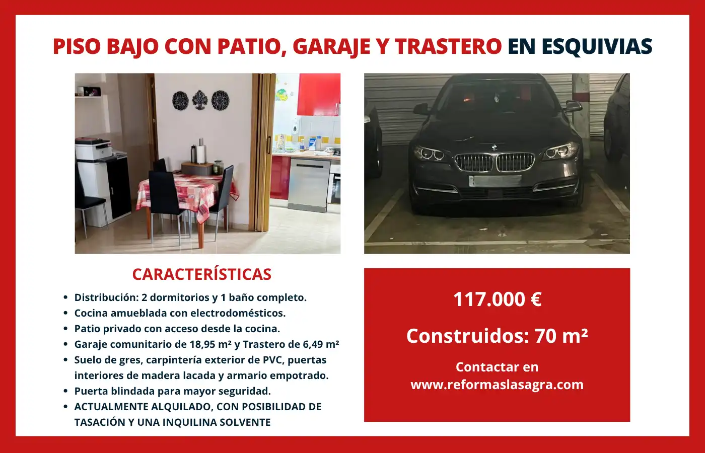 Parking de Planta baja en venta en Esquivias con Calefacción, Trastero y Amueblado