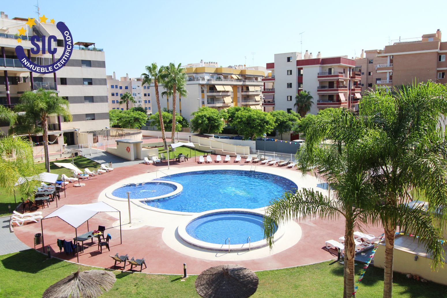 Swimming pool of Attic for sale in Canet d'En Berenguer  with Air Conditioner, Heating and Private garden
