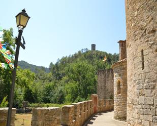 Exterior view of Single-family semi-detached for sale in Sant Llorenç de la Muga  with Terrace, Swimming Pool and Balcony