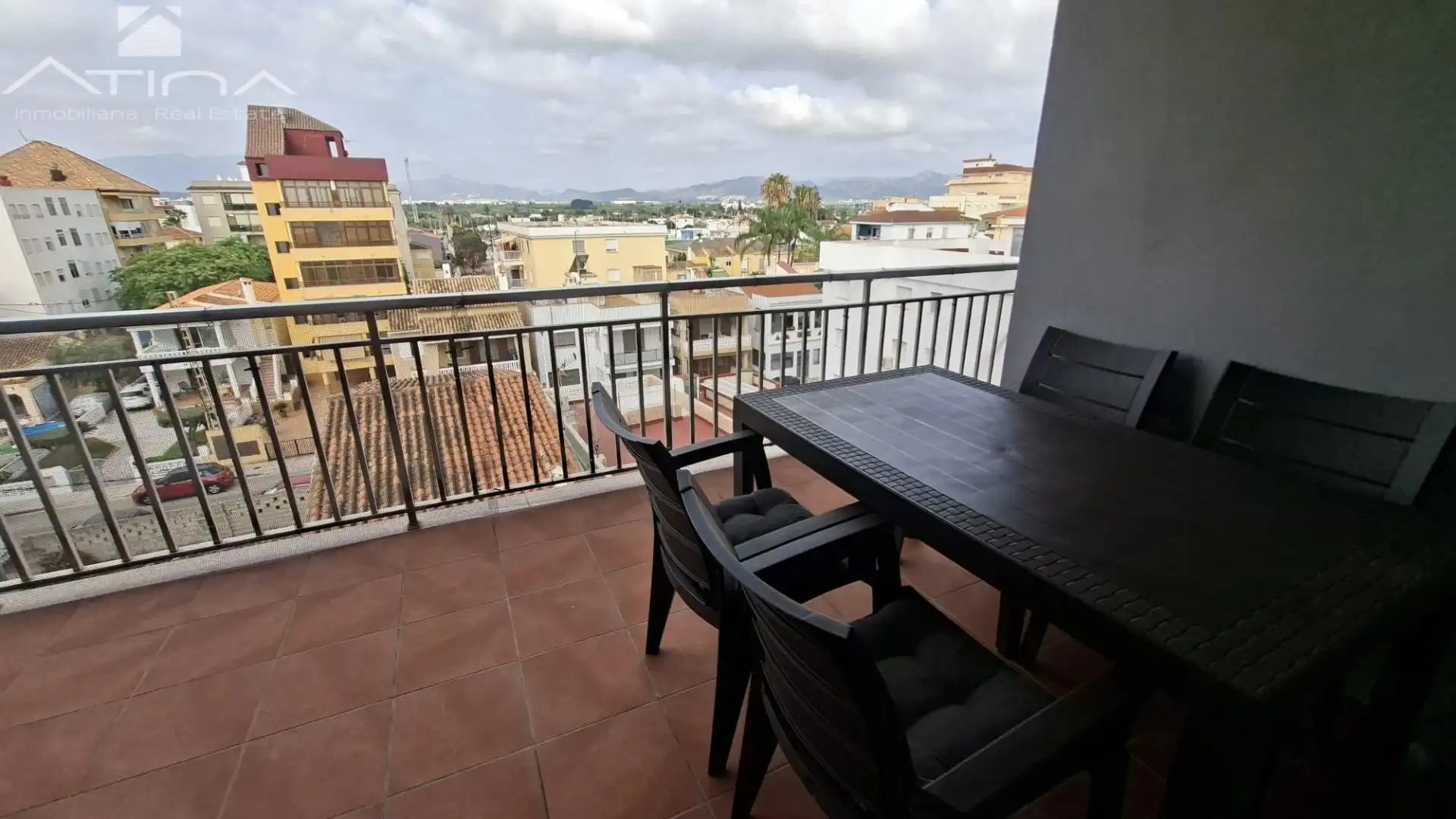 Terraza de Apartamento en venta en Bellreguard con Aire acondicionado, Calefacción y Amueblado