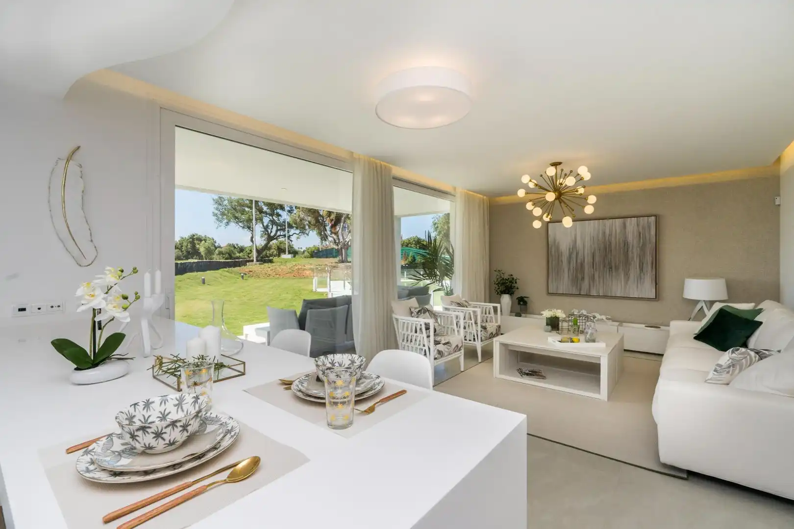 Comedor de Apartamento en venta en San Roque con Aire acondicionado, Calefacción y Jardín privado