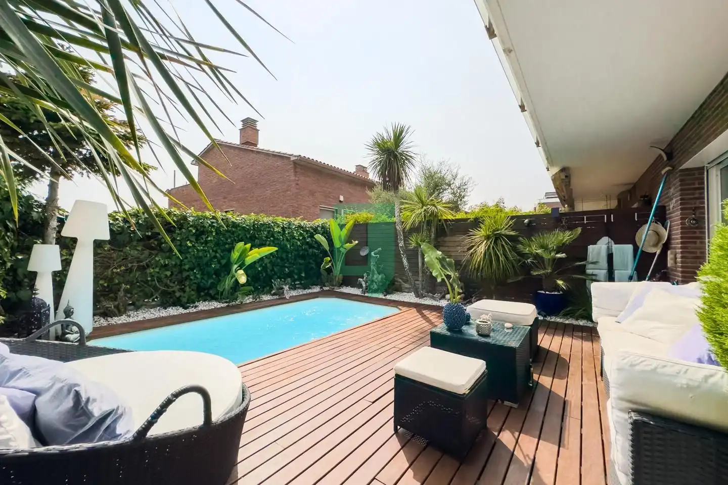 Terraza de Casa o chalet en venta en Tiana con Aire acondicionado, Jardín privado y Terraza