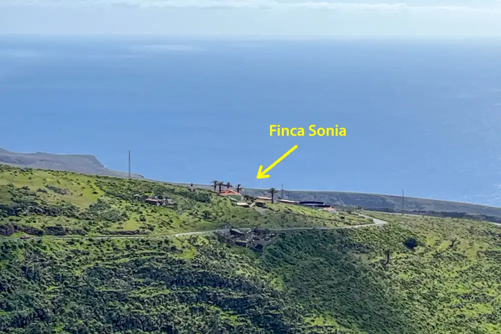 Vista exterior de Finca rústica en venda en Vallehermoso
