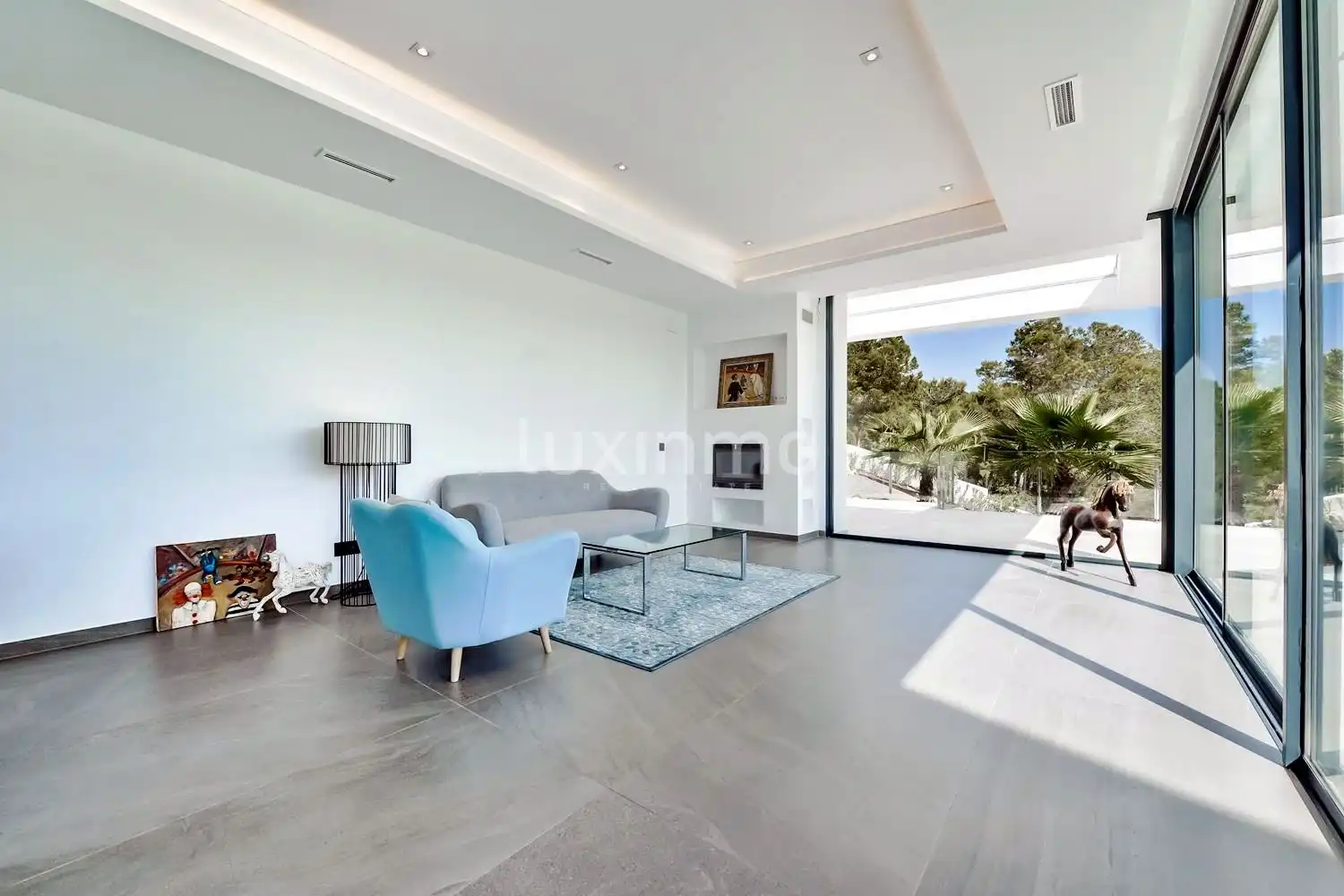 Living room of Houses for sale in Jávea / Xàbia  with Air Conditioner, Heating and Private garden