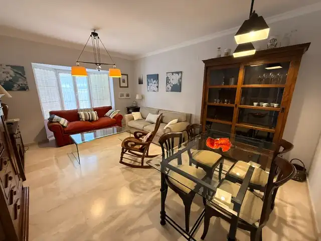 Living room of Detached homes for rent in Chiclana de la Frontera  with Air Conditioner, Furnished and Oven