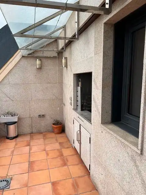 Terraza de Piso de alquiler en Vigo  con Aire acondicionado, Calefacción y Parquet