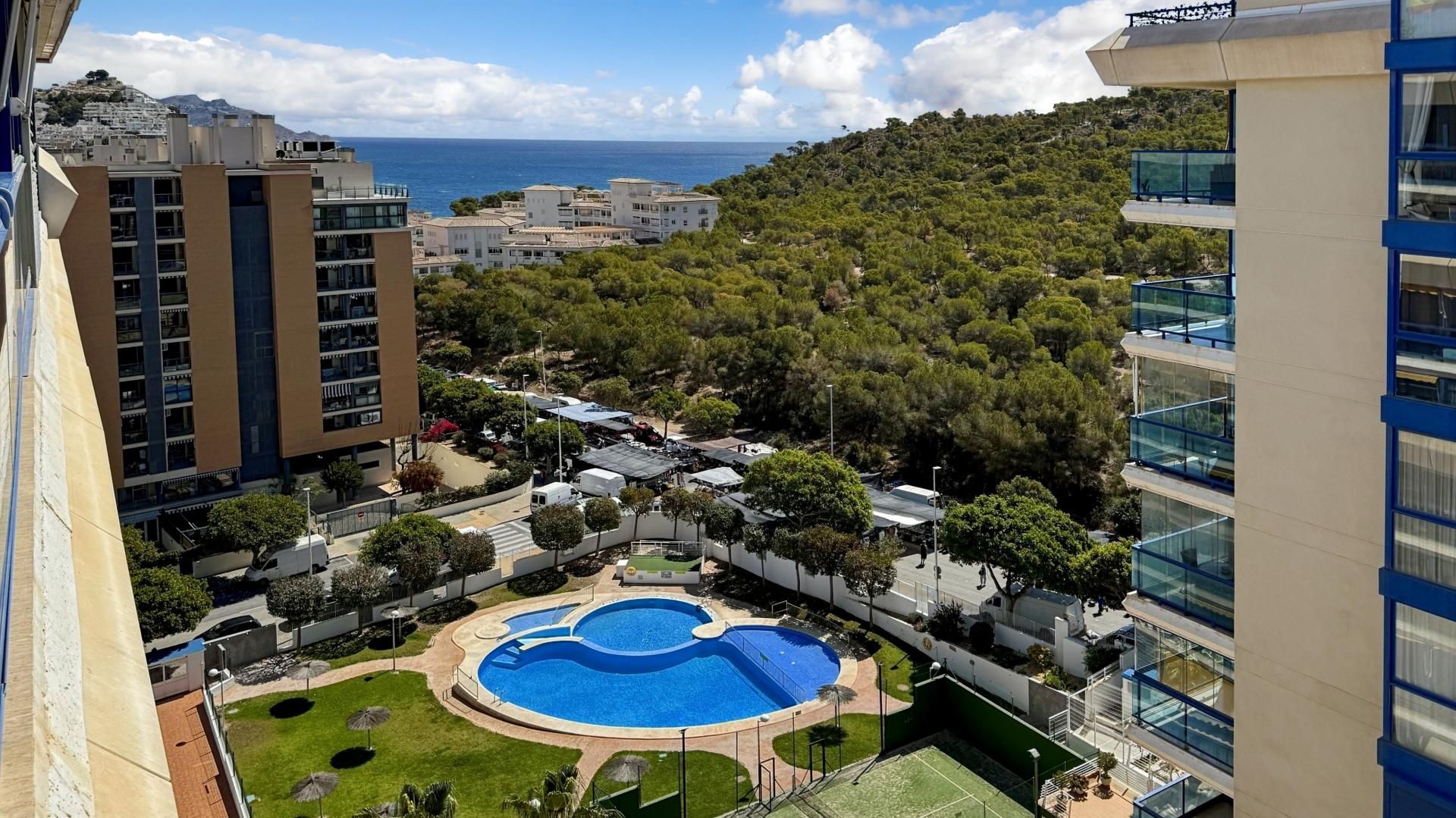 Swimming pool of Attic for sale in Villajoyosa / La Vila Joiosa  with Air Conditioner, Terrace and Balcony