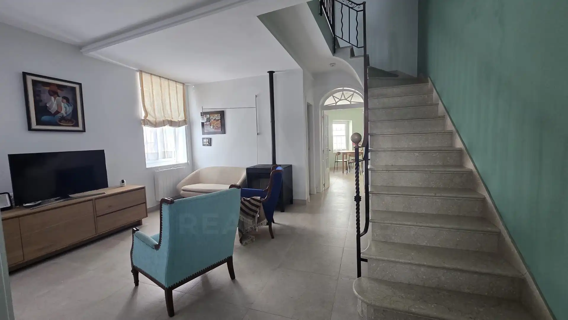 Sala d'estar de Casa o xalet en venda en Maó - Mahón amb Calefacció i Terrassa