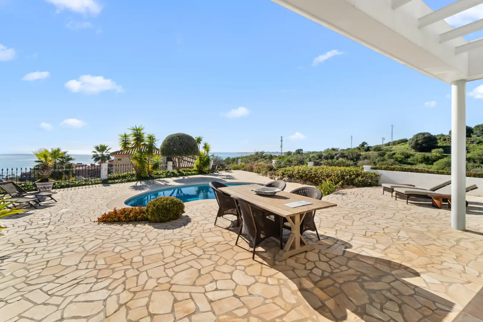 Terrassa de Casa o xalet en venda en Benalmádena amb Aire condicionat, Calefacció i Jardí privat